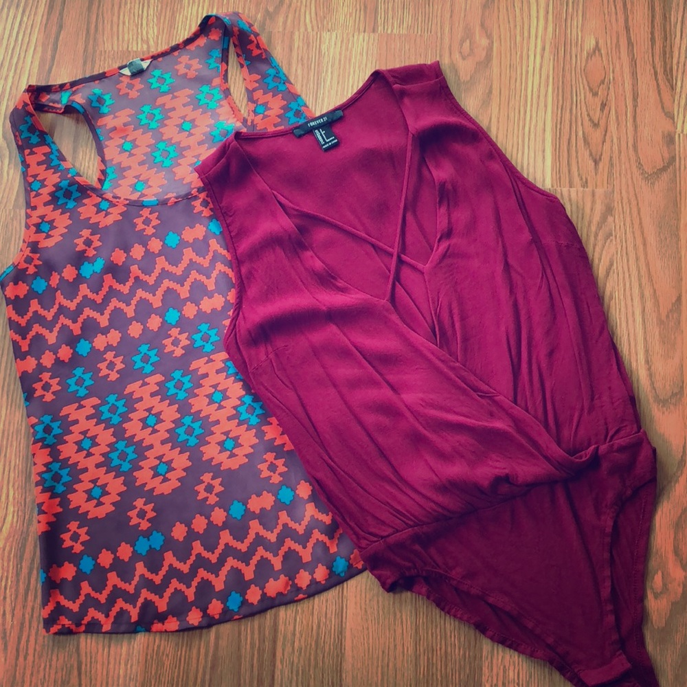 Bundle bodysuit Fossil & Forever 21